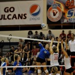 a photo of the volleyball team in Hawaii