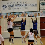a photo of the volleyball team in Hawaii