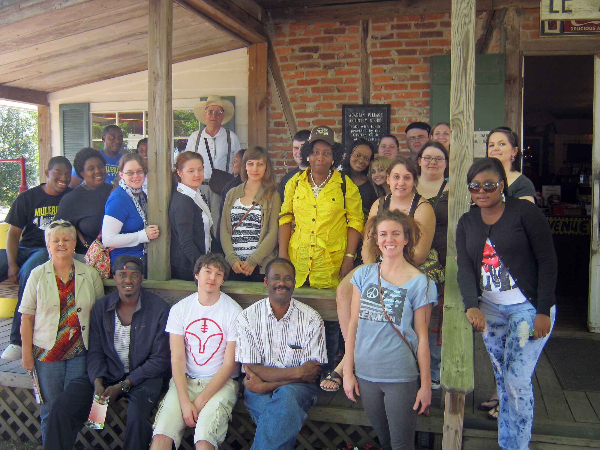 The French group in New Orleans