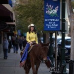 Mulerider in Hot Springs