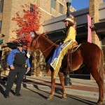 Mulerider gets friendly with local police in Little Rock