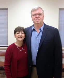 Travis Buchanan ’78 BBA Management and member of Phi Beta Lambda and Lauretta Blevins Buchanan ’78 BSE Elementary Education