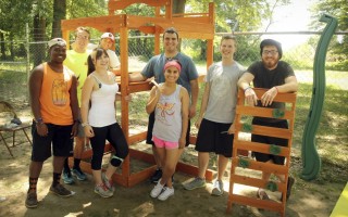 Homeless shelter benefits from SAU group’s efforts