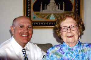 Dr Berry visits with Edna Norvell 38