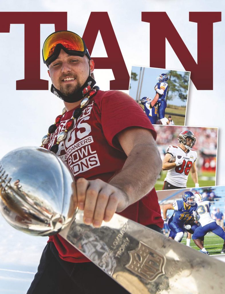 Tanner Hudson ’17 and the Tampa Bay Buccaneers sail to victory in Super